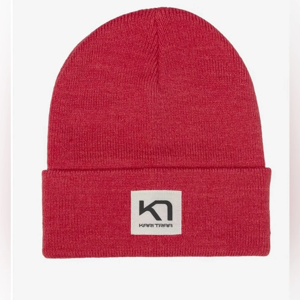 *NWOT* Kari Traa Women’s Rothe Beanie Hat in Heat Red (one size) - Picture 4 of 9